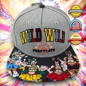 My Hero Academia Wild Wild Pussycats ADULT Snapback Hat Cap Flat Bill Anime NWT